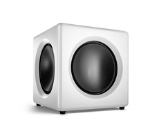 Wavemaster FUSION weiß / Aktiver Subwoofer / 200 mm / RMS 125 W