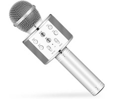 Eljet Karaoke-Mikrofon Globe silber