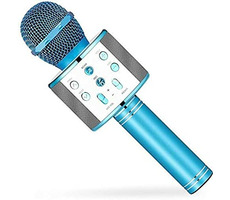 Eljet Karaoke-Mikrofon Globe blau