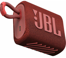 JBL GO 3 rot / Tragbarer Lautsprecher / Bluetooth / Akkulaufzeit 5 Stunden / IPX7