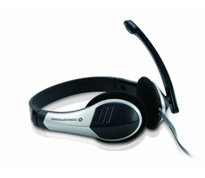 Conceptronic CCHATSTAR2 silber / Kopfhörer mit Mikrofon / 3,5-mm-Klinke