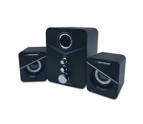 Esperanza EP153 CANCAN Lautsprecher 2.1 USB schwarz / 6 W / USB und 3,5 mm Kopfhörerausgang