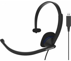 Koss CS195 USB Kopfhörer schwarz / Kopfhörer mit Mikrofon / 2,4 m / USB / ohne Code / Sonderangebot