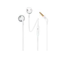JBL T205 silberweiß / Kopfhörer mit Mikrofon / 3,5-mm-Klinke