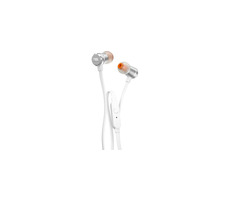 JBL T290 silber / Kopfhörer mit Mikrofon / 3,5-mm-Klinke / Flachkabel 1,2 m