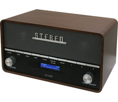 Denver DAB-36 Holz / Tischradio / DAB+ / Bluetooth / Uhr und Wecker