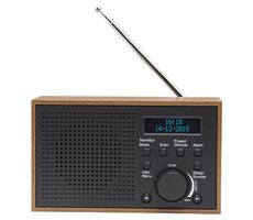 Denver DAB-46 grau / Tischradio / DAB+ / UKW / Netzteil oder 4X AA Batterien