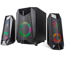 Tracer 2.1 Hi-Cube RGB schwarz / Lautsprecher / 2.1 / BT / 3,5-mm-Klinke / 20 W