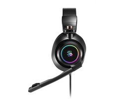A4Tech BLOODY G580 schwarz / Gaming-Headset mit Mikrofon / 7.1 / Klappmikrofon / USB / 2m 