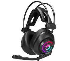 Marvo HG9056 schwarz / Kopfhörer mit Mikrofon / 7.1 / USB / Hintergrundbeleuchtung / Kabel 2,2m 