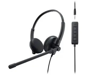 DELL WH1022 schwarz / Headset mit Mikrofon / USB