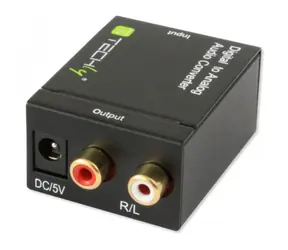 Techly IDATA-SPDIF-3 Konverter Digital - Analog