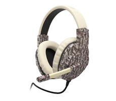 uRage SoundZ 333 beige-braun / Gaming-Headset mit Mikrofon / 2,2 m / USB-A   