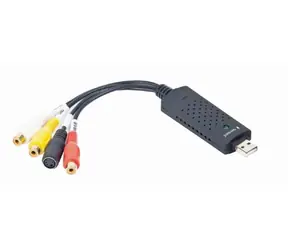 Gembird UVG-002 schwarz / Videoaufnahmegerät / mit Programmierung / TV / FM / USB