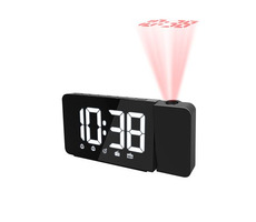 Solight CA04 schwarz / Radiowecker / UKW / Projektion 