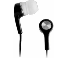Setty GSM022087 schwarz / Kopfhörer mit Silikonstecker / Klinke 3,5 mm / 1 m
