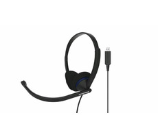Koss CS200 USB schwarz / Kopfhörer mit Mikrofon / USB / 2,4m / ohne Code