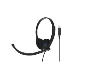 Koss CS200 USB schwarz / Kopfhörer mit Mikrofon / USB / 2,4m / ohne Code