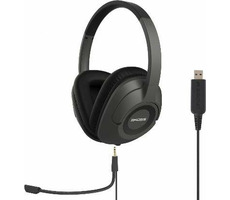 Koss SB42 schwarz / Kopfhörer mit Mikrofon / 2x 3,5 mm Klinke / 2,4m / ohne Code