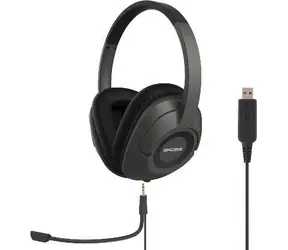 Koss SB42 schwarz / Kopfhörer mit Mikrofon / 2x 3,5 mm Klinke / 2,4m / ohne Code