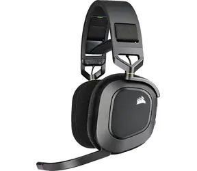Corsair HS80 RGB Wireless schwarz / Gaming-Funkkopfhörer / 32 Ohm / 7.1 Surround / USB-RF-Empfänger / Mikrofon