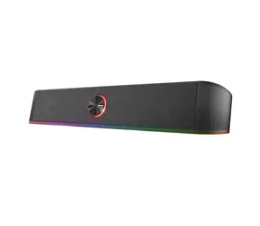 Trust GXT619 Thorne schwarz / Soundbar für PC / 6W / RGB / 3,5-mm-Klinke / USB-Stromversorgung