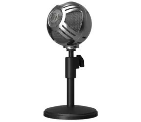 Arozzi SFERA silber-schwarz / Tischmikrofon / Kugelcharakteristik / USB 