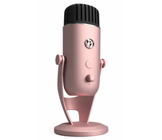 Arozzi COLONNA rosa / Tischmikrofon / omnidirektional / USB 