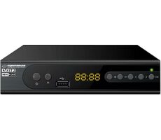 Esperanza EV106R schwarz / Digitaltuner DVB-T2 / H.265 / HEVC