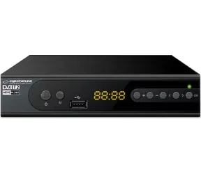 Esperanza EV106P schwarz / Digitaltuner DVB-T2 / H.265 / HEVC