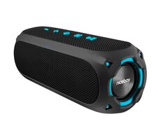 Niceboy RAZE 4 Radion schwarz / Tragbarer Bluetooth-Lautsprecher / 30 W / BT & USB & microSD & 3,5-mm-Buchse / IP67 / 5000 mAh