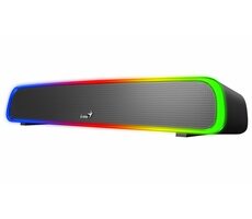 Genius 200BT schwarz / Lautsprecher / Bluetooth 5.1 / kabellos / 3,5-Zoll-Buchse / USB / 4W / RGB