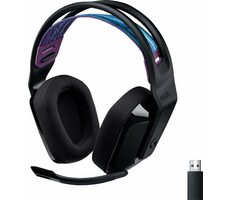 Logitech G535 Lightspeed schwarz / kabelloses Gaming-Headset / Mikrofon / USB LIGHTSPEED-Empfänger