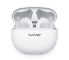 Niceboy HIVE Pins 3 ANC weiß / Kabellose Kopfhörer / Bluetooth 5.3