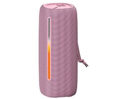 Forever Forever BS-20 LED rosa / Kabelloser Lautsprecher / Bluetooth 5.0 / IPX5