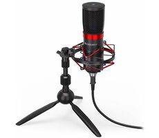 Endorfy Solum Streaming T schwarz / Mikrofon / USB / 1,8m