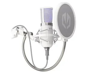 Endorfy Solum Streaming weiß / Boom-Mikrofon / USB / 2,9 m 