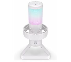 Endorfy AXIS Streaming weiß / Tischmikrofon / USB / RGB / 2,5 m