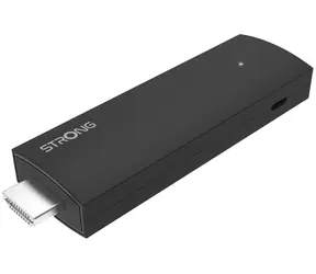 Strong SRT 41 schwarz / Tragbarer Mediaplayer / 4K / BT 5.0 / Wi-Fi / microUSB / HDMI / Android TV 11
