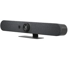 Logitech Rally Bar Mini grau / Videokonferenzsystem / 4K / HDMI & USB & LAN & WLAN