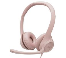 Logitech Headset H390 pink / USB / Stereo-Kopfhörer mit Mikrofon