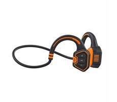 Evolveo BoneSwim MP3 16 GB orange / kabellose Kopfhörer / IP68 / bis zu 5 Stunden