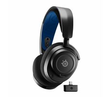 SteelSeries Arctis Nova 7P blau-schwarz / kabellose Gaming-Kopfhörer / BT + USB-A&USB-C / Mikrofon