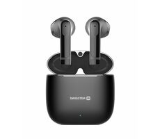 Swissten ALUPODS PRO schwarz / Kabellose Kopfhörer / Bluetooth 5.1