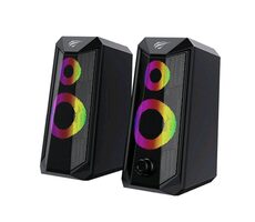 Havit SK202 2.0 RGB schwarz / Lautsprecher / 2.0 / 3W x 2 / 3,5-mm-Buchse + USB