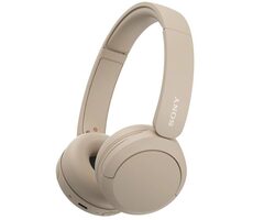 Sony WH-CH520 beige / Kabellose Kopfhörer mit Mikrofon / Bluetooth 5.2 