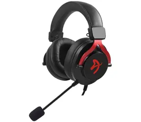 Arozzi ARIA rot-schwarz / Gaming-Kopfhörer mit abnehmbarem Mikrofon / 3,5-mm-Klinke