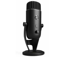Arozzi COLONNA schwarz / Tischmikrofon / Kugelcharakteristik / USB
