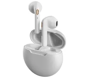 FENDA F&D E2 weiß / kabellose In-Ear-Kopfhörer / Bluetooth 5.2 / Mikrofon / Ladebox