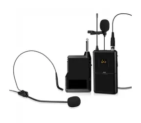 MOZOS MIC-UHF-SET schwarz / Ansteckmikrofon / kabellos